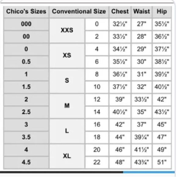Chico’s Top Size 0 - Picture 9 of 10
